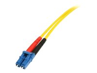 STARTECH.COM 4m Singlemode 9/125 Duplex LSZH LC auf SC OS1 LWL / Glasfaser-Netzwerkkabel - Gelb