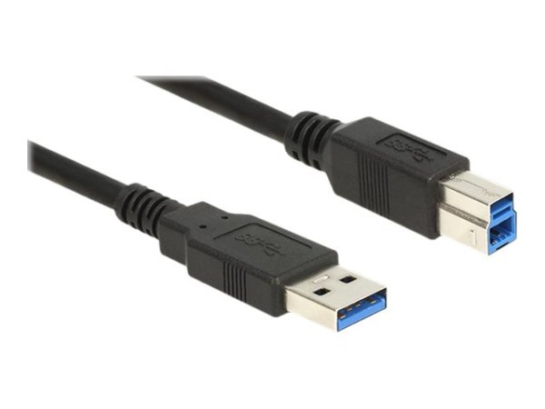 DELOCK Kabel USB 3.0 Typ-A Stecker > USB 3.0 Typ-B Stecker 2,0 m schwarz