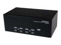 STARTECH.COM 4 Port Dreifach Monitor DVI USB KVM Switch...