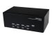 STARTECH.COM 4 Port Dreifach Monitor DVI USB KVM Switch mit Audio und USB 2.0 Hub - Tripel Monitor KVM Umschalter