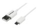 STARTECH.COM 2m White Micro USB Cable - A to Micro B