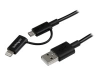 STARTECH.COM 1m Apple Lightning oder Micro USB auf USB...