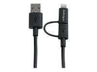 STARTECH.COM 1m Apple Lightning oder Micro USB auf USB...