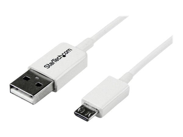 STARTECH.COM 1m White Micro USB Cable - A to Micro B