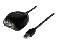 STARTECH.COM 15m USB 2.0 Kabel aktiv mit 4 Port USB Hub -...