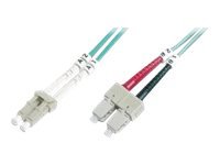 DIGITUS LWL Patchkabel LC/SC 50/125 3m multimode duplex...