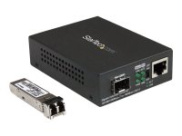 STARTECH.COM Unmanaged Gigabit Fiber Media Converter - MM/LC Low Cost