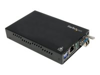 STARTECH.COM LWL / Glasfaser Medienkonverter - 1000 Mbit/s Gigabit Ethernet Medienkonverter LC 550m - 1000Base-LX Multimode