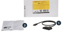 STARTECH.COM USB 3.1 Gen 2 to 2.5in SATA Adapter with Integrated Cable Typ