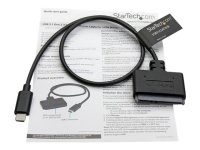 STARTECH.COM USB 3.1 Gen 2 to 2.5in SATA Adapter with Integrated Cable Typ