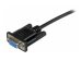 STARTECH.COM 1m Black DB9 RS232 Serial Null Modem Cable F/F