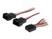 STARTECH.COM 12in 4 Pin Fan Power Splitter Cable - F/M