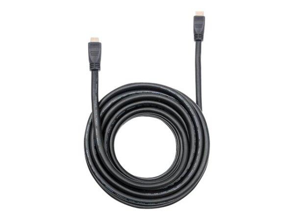 MANHATTAN HDMI-Kabel mit Ethernet-Kanal CL3-zertifiz. zur Wandinstallation HEC ARC 3D 4K60Hz Stecker/Stecker geschirmt schwarz 10m