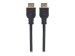 MANHATTAN HDMI-Kabel mit Ethernet-Kanal CL3-zertifiziert zur Wandinstallation HEC ARC 3D 4K60Hz Stecker/Stecker geschirmt schwarz 3m