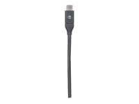 MANHATTAN USB-C 3.1 Gen2 Kabel Typ C-Stecker / Typ C-Stecker 1 m schwarz