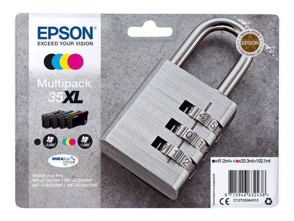 EPSON 2LB 35XL Ink Multipack CMYK