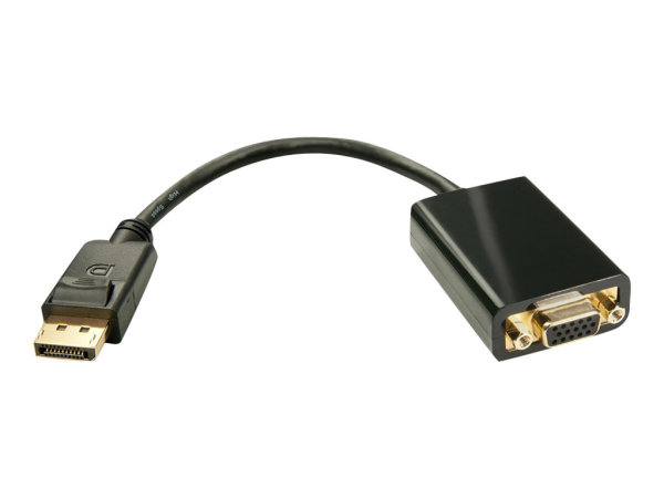 LINDY DP an VGA Adapter Classic aktiv. DisplayPort M an VGA F Eyefinity kompatibel