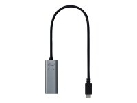 I-TEC USB-C Metal Gigabit Ethernet Adapter 1x USB-C auf RJ-45 LED-Anzeige kompatible mit Thunderbolt 3