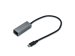 I-TEC USB-C Metal Gigabit Ethernet Adapter 1x USB-C auf RJ-45 LED-Anzeige kompatible mit Thunderbolt 3