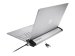 KENSINGTON Laptop-Locking Station 2.0 mit MicroSaver 2.0-Laptopschloss fur MacBook und Laptops mit 27,9cm 11Zoll-39,6cm 15,6Zoll