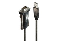 LINDY USB Seriell 9 Pin Konverter Lite, Bus powered