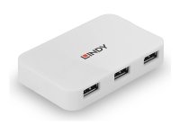 LINDY USB 3.1/3.0 Hub Basic 4 Port USB bus-powered oder self-powered