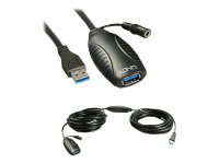 LINDY USB 3.0 Active Extension 10m, unterstuetzt USB SuperSpeed-Transferraten bis max. 5Gbitps