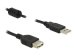 DELOCK Kabel USB 2.0 A Stecker > USB 2.0 A Buchse Verlängerung 0,5m schwarz