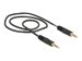 DELOCK Kabel Klinke 3 Pin 3,5mm Stecker > Stecker 0,5m schwarz