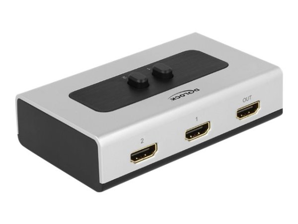 DELOCK Switch 2-port HDMI manuell