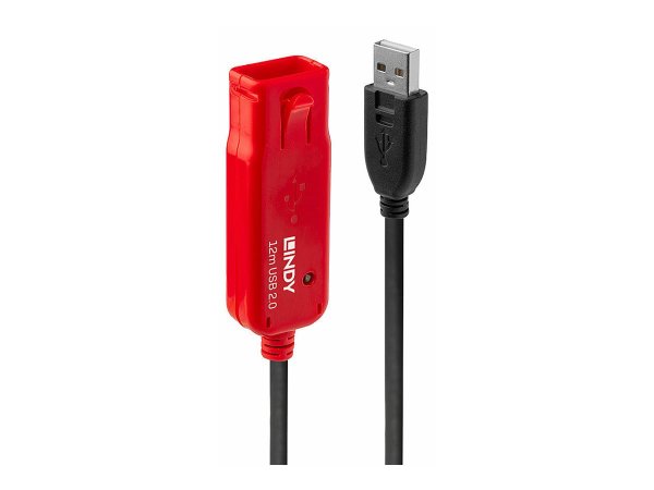 LINDY USB 2.0 Aktiv-Verlaengerung Pro 12m. USB 2.0 High Speed