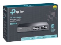 TP-LINK TL-SG1016PE 16-Port Gigabit Desktop/Rackmount...