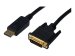 ASSMANN DisplayPort Adapterkabel DP - DVI 24+1 St/St 2.0m m/Verriegelung DP 1.1a kompatibel