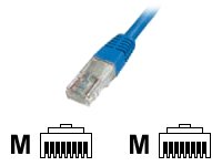 DIGITUS CAT 5e U-UTP Patchkabel Cu PVC AWG 26/7 Länge 0,5 m Farbe Blau