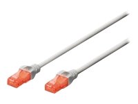 DIGITUS CAT 6 U-UTP Patchkabel PVC AWG 26/7 Länge 1m...