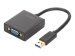 DIGITUS USB 3.0 auf VGA Adapter Eingang USB Ausgang VGA Auflösung bis zu 1080p