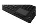 KEYSONIC KSK-6231 Tastatur INEL Silikon-Tastatur universell staub und wasserdicht Full-Size Touchpad mit Beleuchtung schwarz (CH)