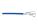 DIGITUS CAT 6A U-FTP Roh-Installationskabel Länge 100 m Karton AWG 23/1, LSZH-1 Simplex Farbe Blau