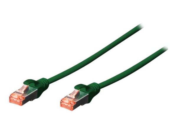 DIGITUS CAT 6 S-FTP Patchkabel Cu LSZH AWG 27/7 Länge 2 m Farbe Grün