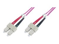 DIGITUS LWL Patchkabel SC zu SC Multimode OM4 - 50/125 m...