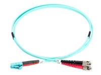 DIGITUS LWL Patchkabel LC zu SC Multimode 50/125 m Duplex Länge 1m Klasse OM3