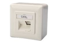 DIGITUS CAT 6A Klasse EA Anschlussdose geschirmt 2x RJ45...