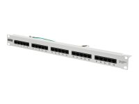 DIGITUS CAT 3 ISDN Patch Panel ungeschirmt 25-Port RJ45...