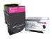 LEXMARK High Yield Magenta Toner Regular Open Channel CRTG / 3.500pgs (CS/CX4/517)