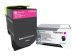 LEXMARK High Yield Magenta Toner Regular Open Channel CRTG / 3.500pgs (CS/CX4/517)