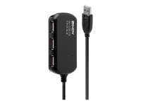 LINDY USB 2.0 Aktiv-Verlaengerung Pro 8m inklusive 4 Port...