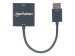 MANHATTAN DisplayPort 1.2a auf DVI Adapter DisplayPort 1.2a-Stecker auf DVI-D-Buchse 23 cm schwarz