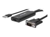 MANHATTAN VGA und USB auf HDMI Konverter Konvertiert die analogen Signale VGA-Video und USB-Audio in ein digitales HDMI-Signal