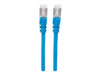 INTELLINET Cat6aPro Kabel Cat7 Rohkabel 1,5m blau RJ45...