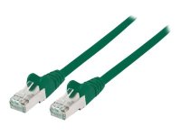 INTELLINET Cat6aPro Kabel Cat7 Rohkabel 1,5m gruen RJ45...